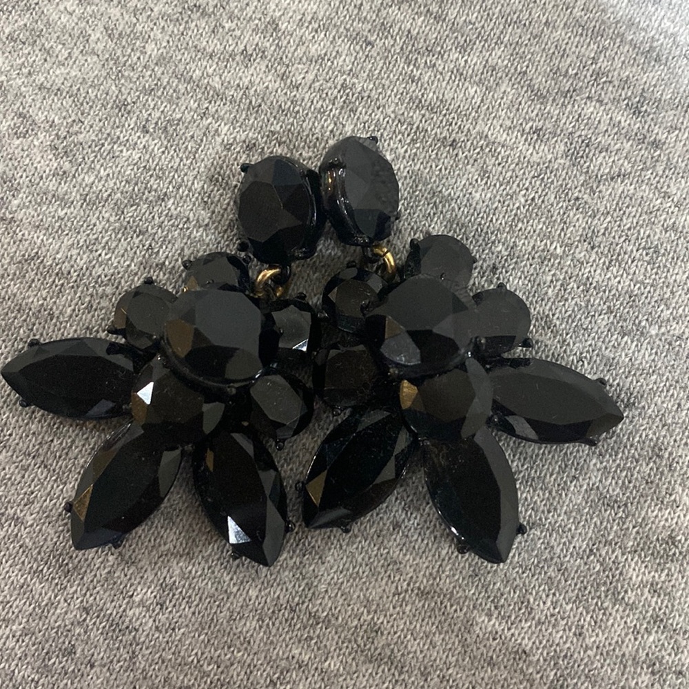 J. Crew gem cluster earrings